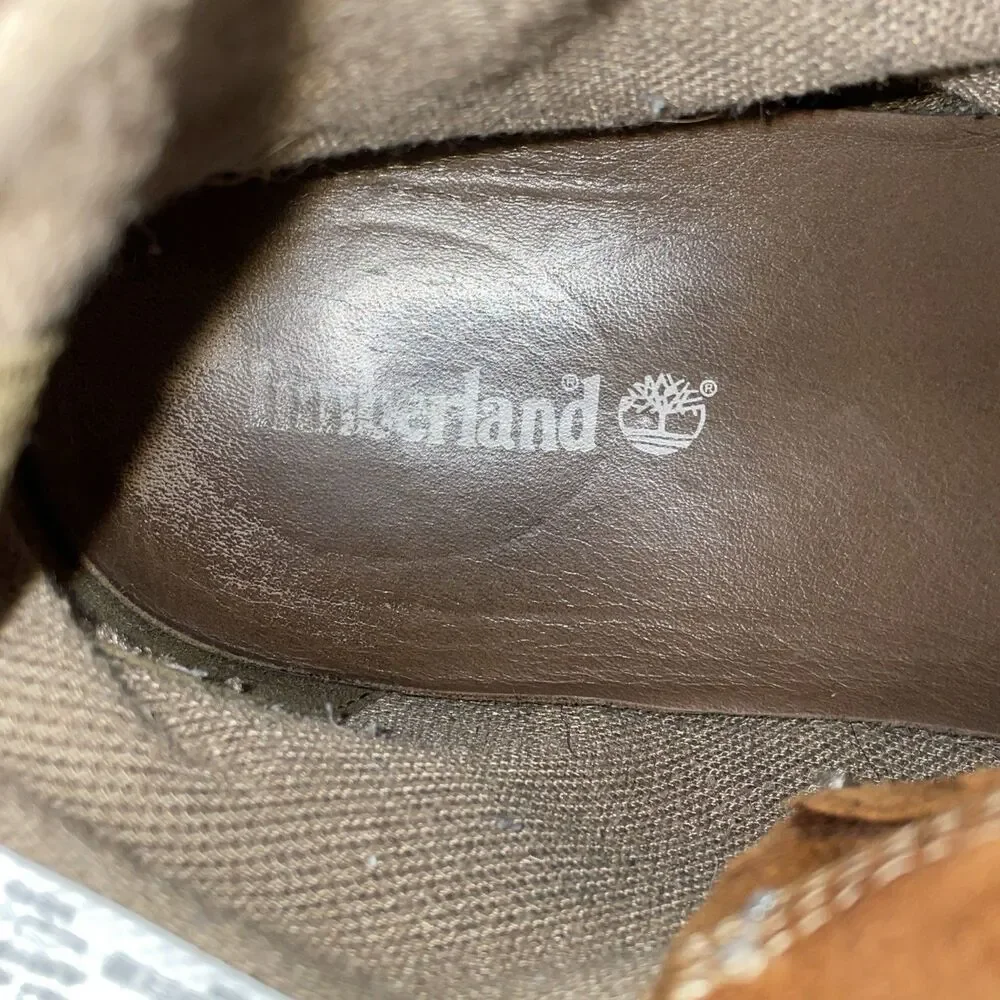 Timberland Earthkeepers Original 15551 Brown Leather Moc Toe Boots Men's 11.5